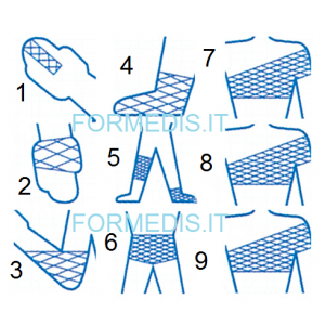 RETE TUBOLARE ELASTICA - calibro 1